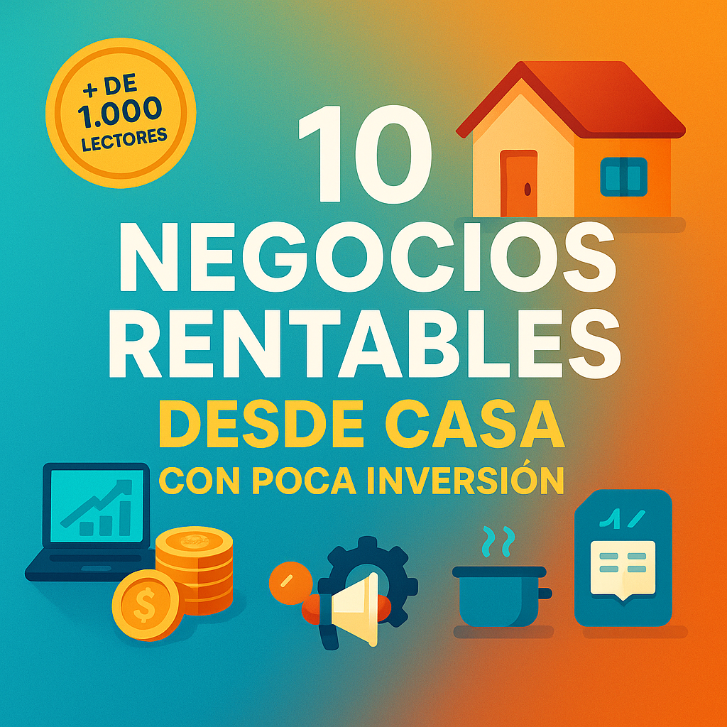 10 Negocios Rentables Desde Casa con Poca Inversión - Emilio Roberto Almiron