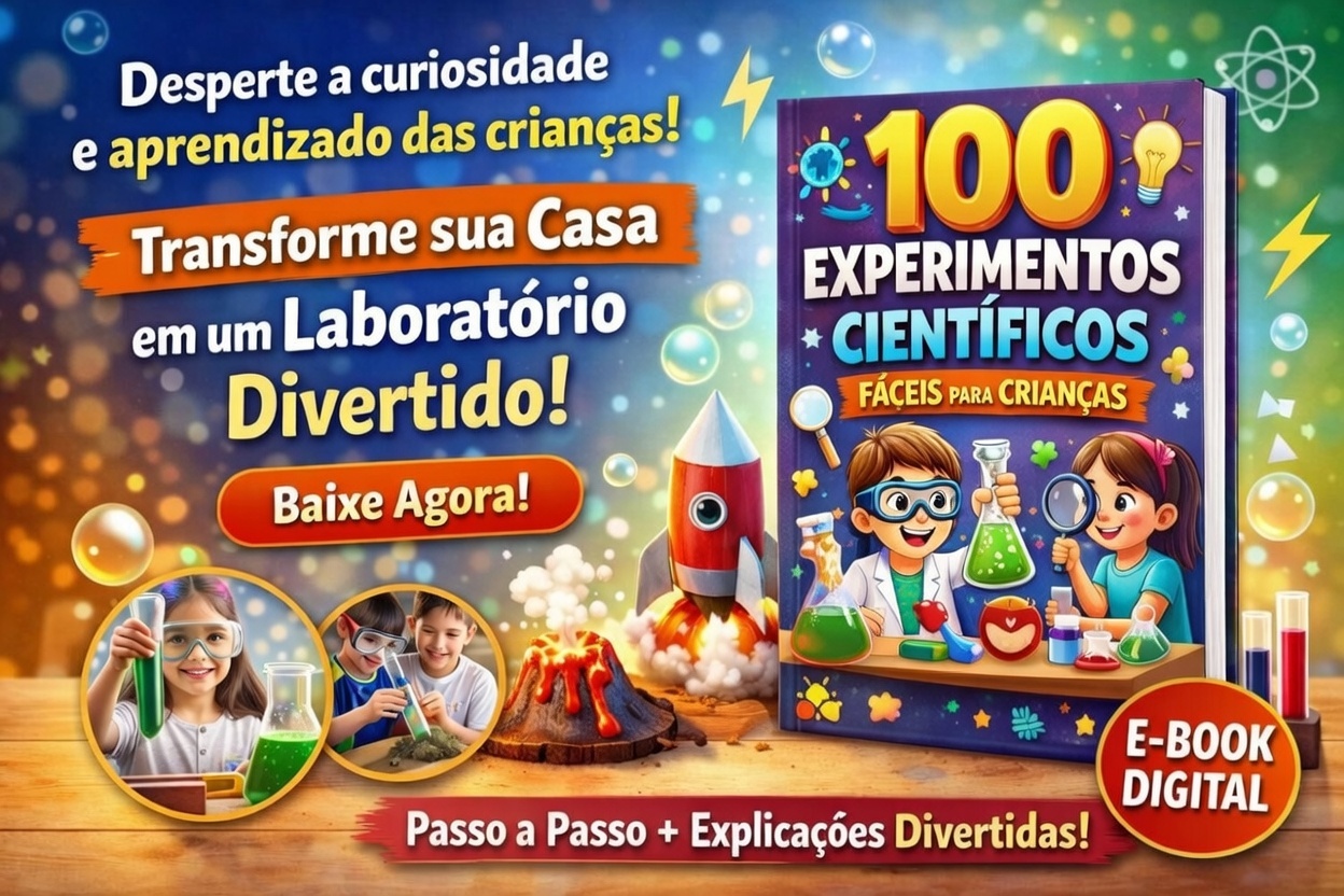 100 Experimentos Científicos para Crianças 👉 Aprenda Brincando, De...