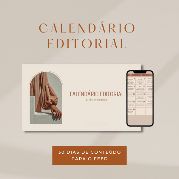 Calendário Editorial - 30 Dias de conteúdos para o Feed do seu Instagram
