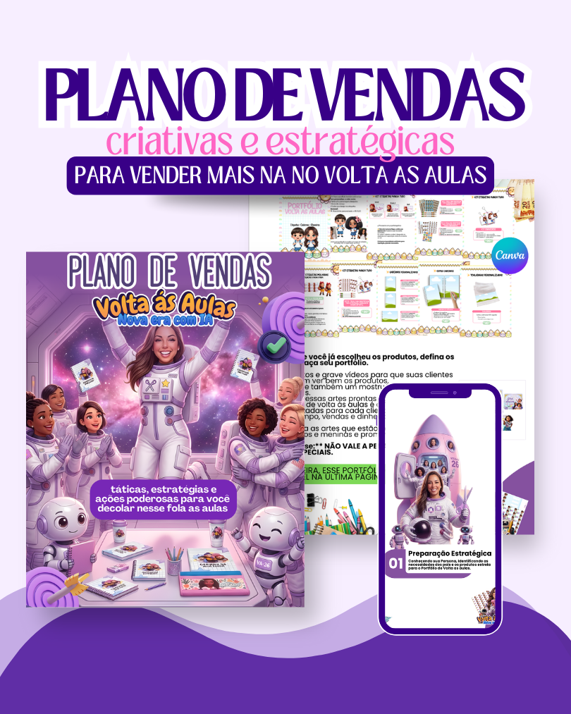 PLANO DE AÇÃO DE VENDAS - VOLTA AS AULAS 2026 - Rivania Ribeiro | H...