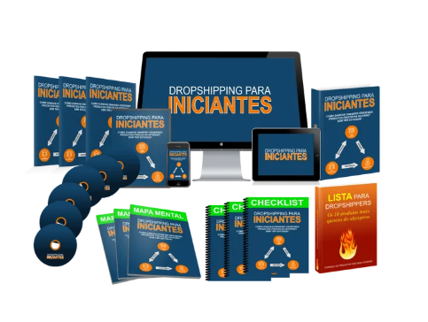 Imagem de capa para o Ebook Dropshipping do zero ao Profissional 