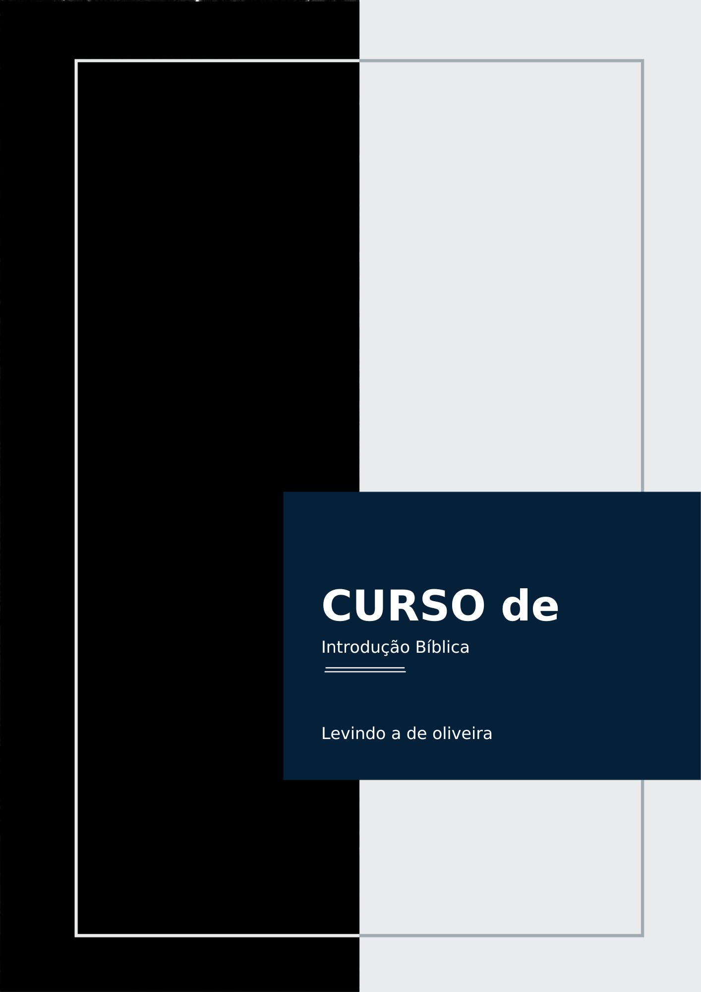 E-book apostilado do Curso de bibliologia