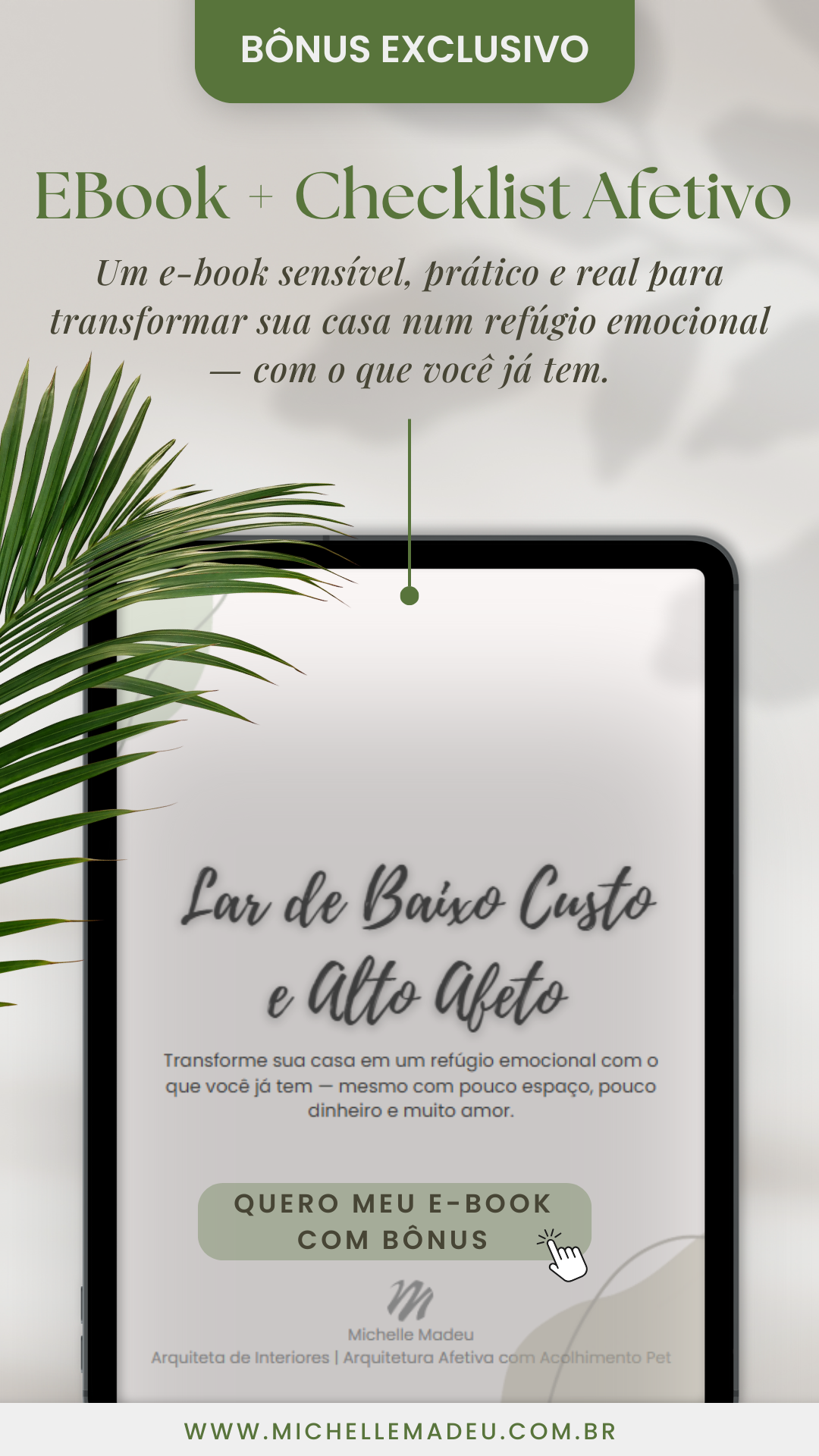 alt=E-book Lar de Baixo Custo e Alto Afeto com bônus exclusivo checklist – Michelle Madeu