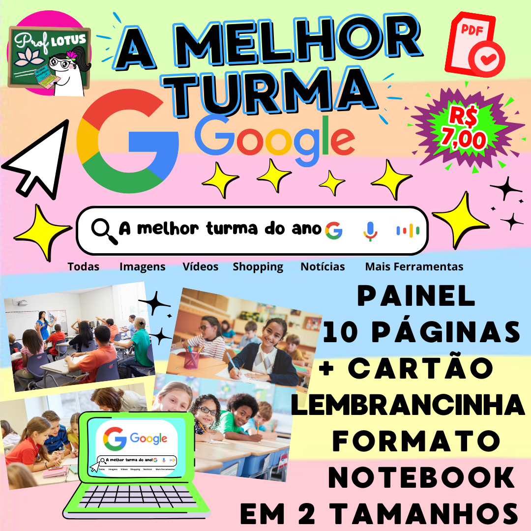 PESQUISA GOOGLE A MELHOR TURMA DO ANO