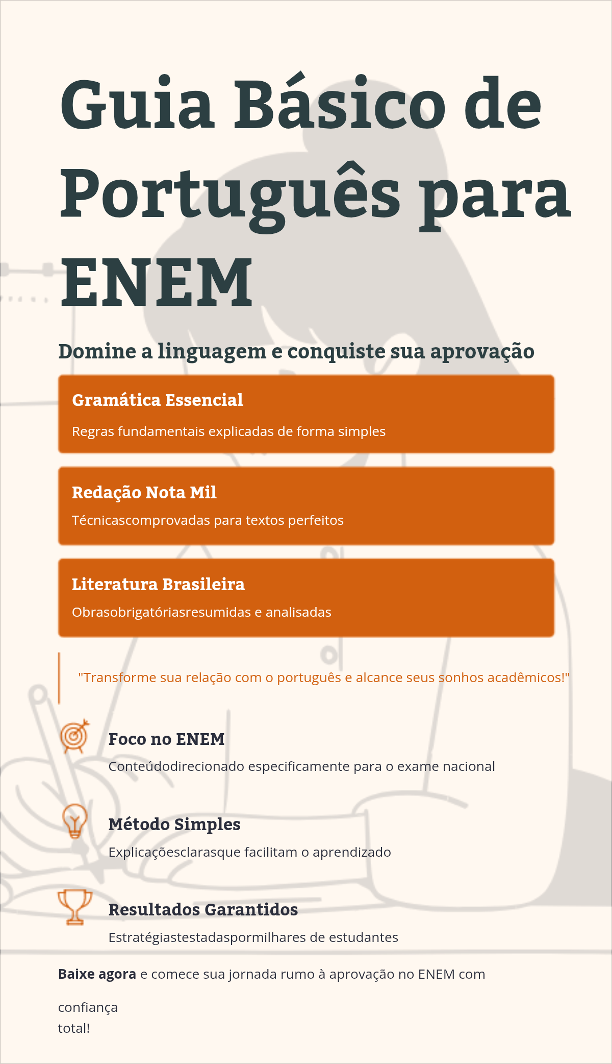 Guia Prático de Português para ENEM - Isa | Hotmart
