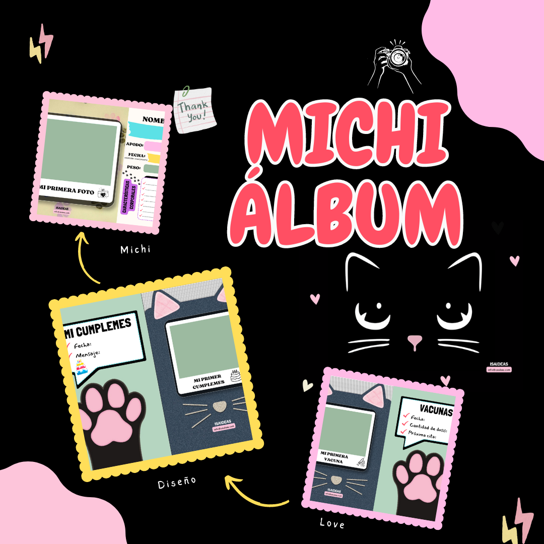 Mascotas - Album para Gatos Michi Album - Brenda Isabel | Hotmart
