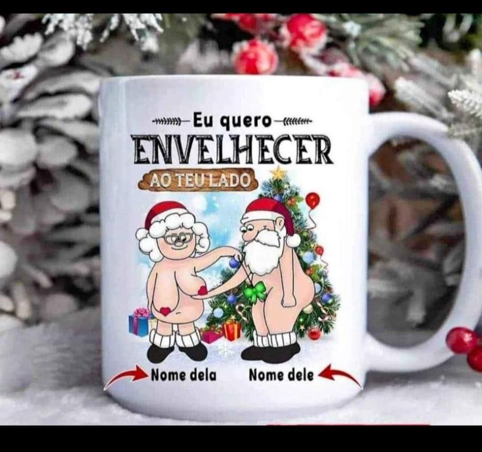 ARTE PARA CANECA - EU QUERO ENVELHECER AO TEU LADO - ARTE AVULSA