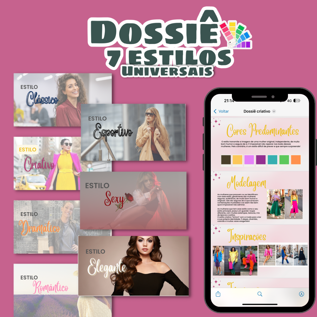 Imagem de capa para o Curso online Dossiê 7 estilos universais 