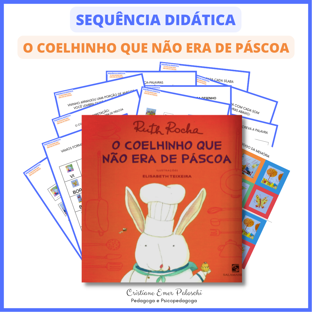 Sequência Didática O coelhinho que não era de Páscoa - Cristiane Em...