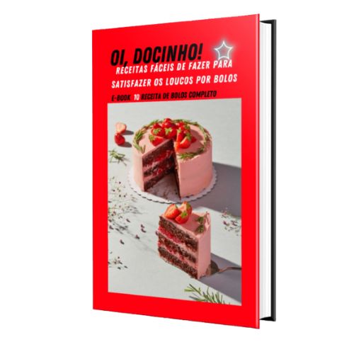 Imagem de capa para o Ebook Receitas fáceis de fazer parasatisfazer os loucos por bolos