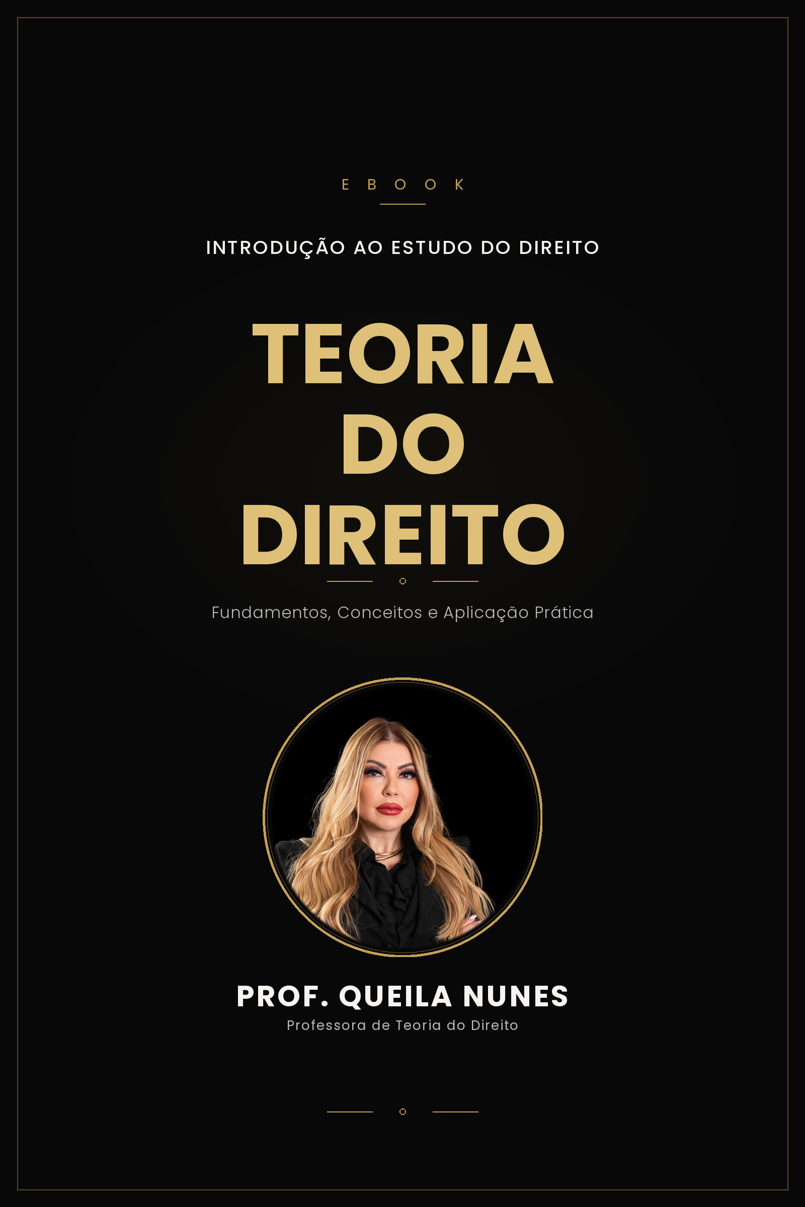 Capa do E-book INTRODUÇÃO AO DIREITO