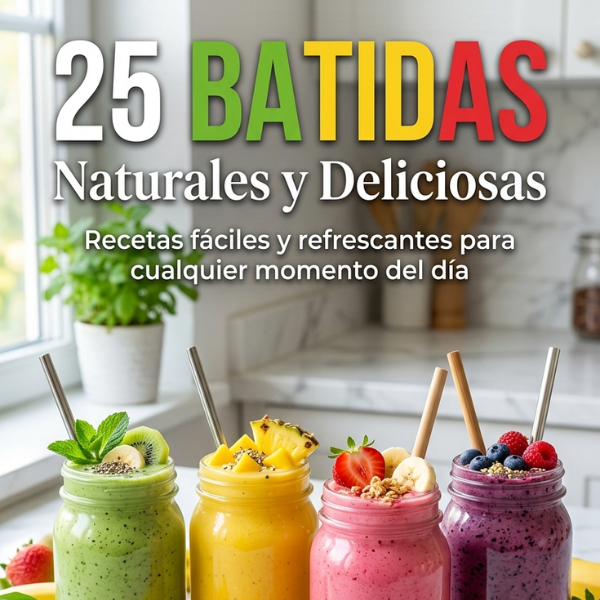 25 Batidas Naturales y Deliciosas - Santos Manuel | Hotmart
