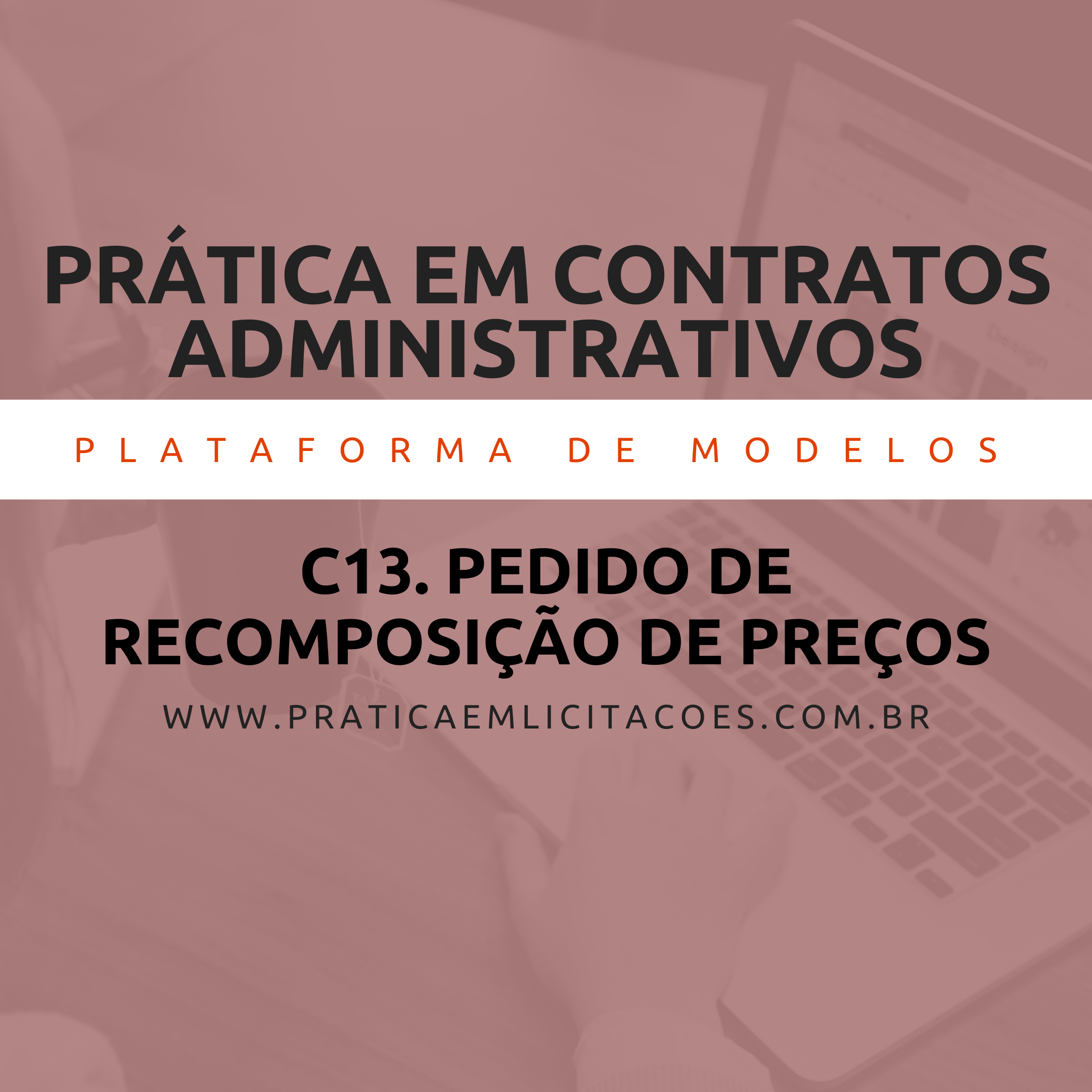 Imagem de capa para o Ebook C13 MU . Pedido de recomposição de preços