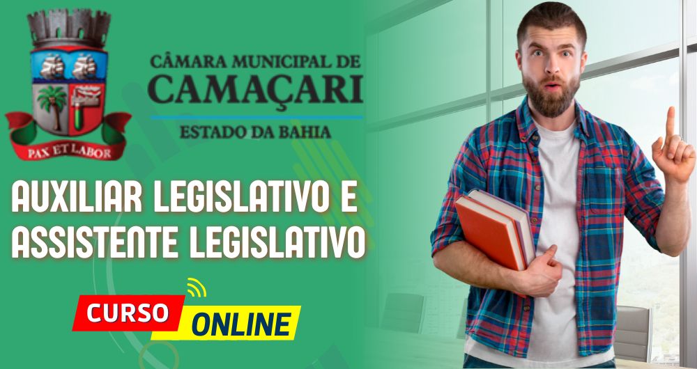 Imagem de capa para o Curso online Gabaritando Câmara de Camaçari
