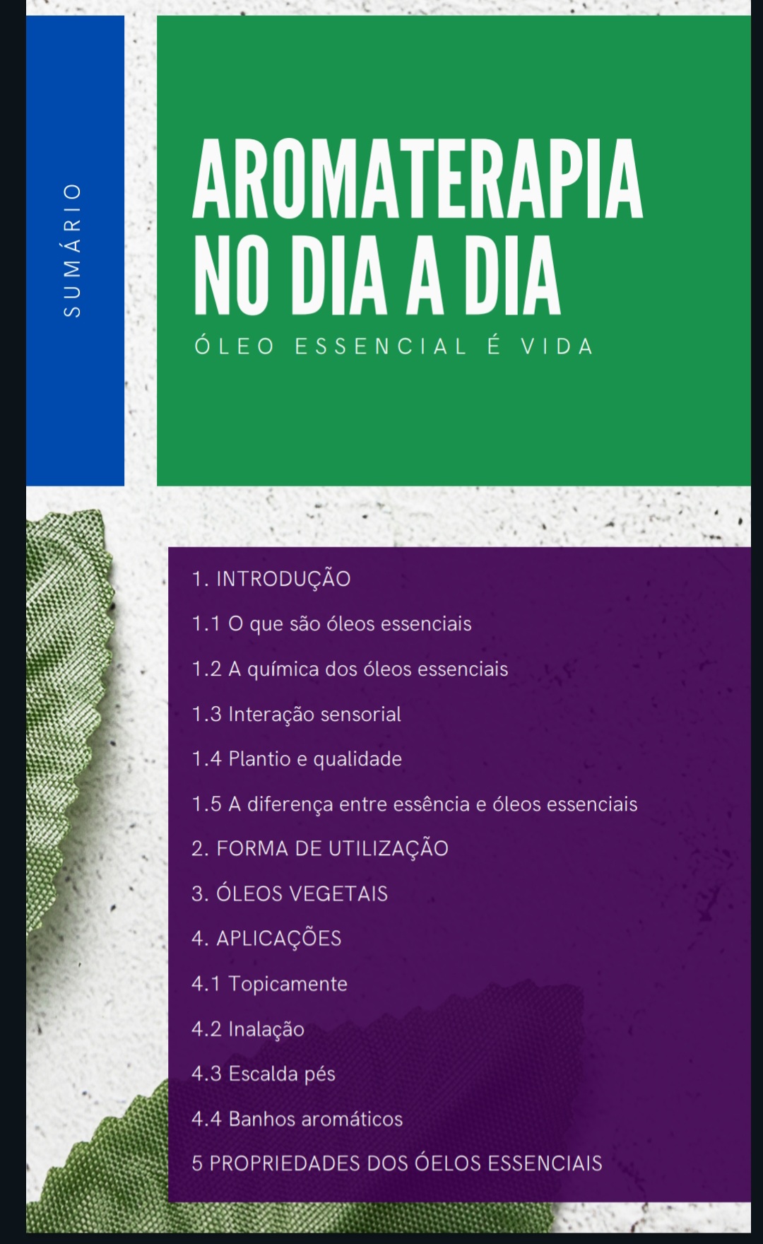 Ebook: Aromaterapia no dia a dia