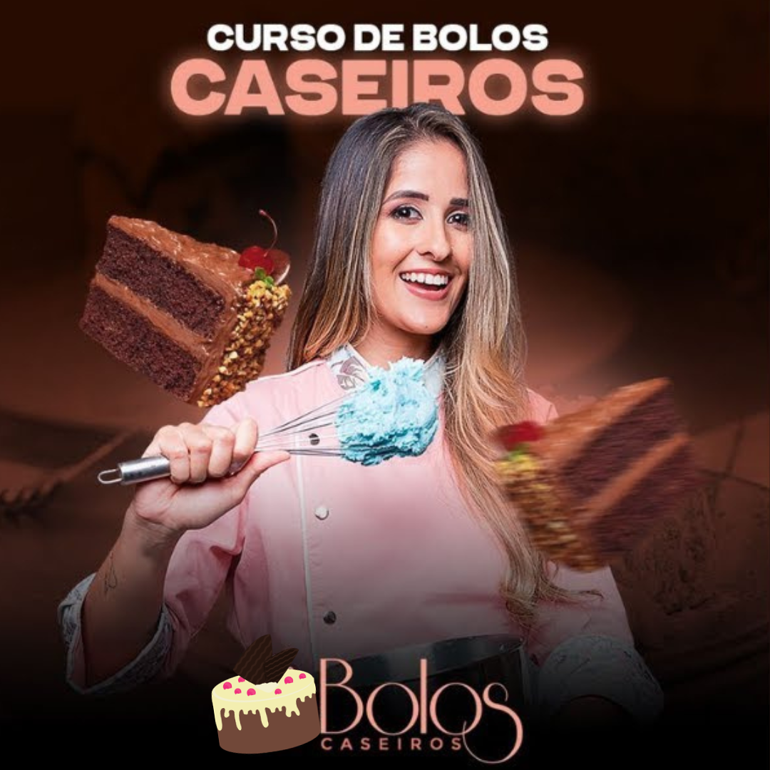 Imagem de capa para o Curso online Bolos Caseiros - Alavanque sua renda extra!