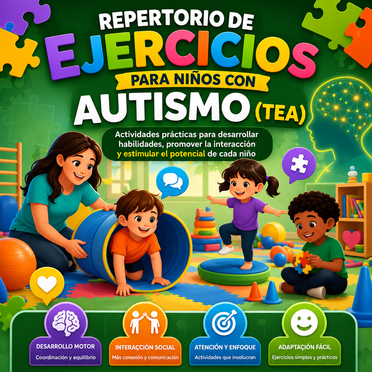 Ejercicios para Niños con Autismo TEA | Hotmart