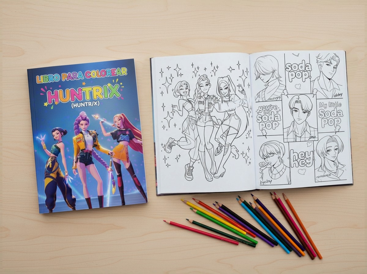 Libro Para Colorear De Huntrix Hotmart libro-para-colorear-de-huntrix-hotmart