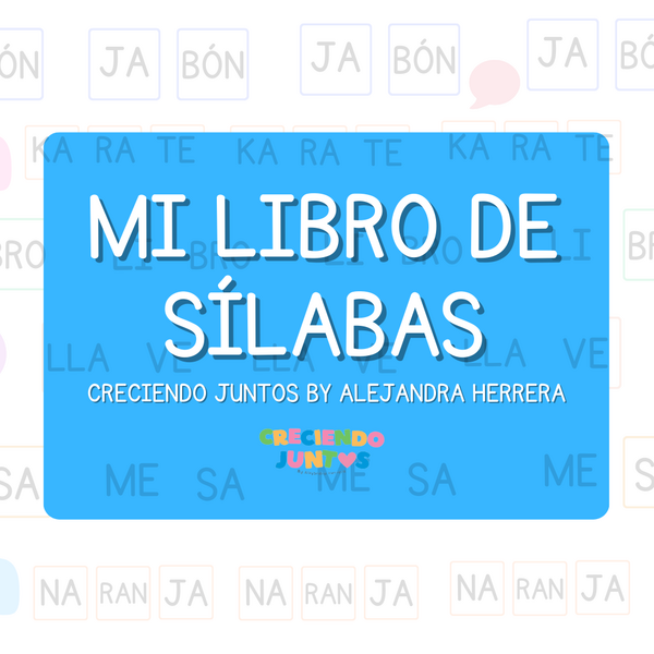 Mi libro de sílabas - Mundo Inclusivo | Hotmart