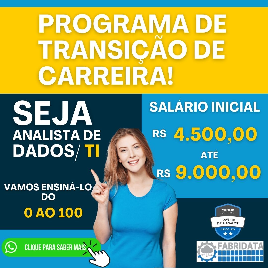 MENTORIA ANALISTA DE DADOS CERTIFICADO MICROSOFT 10K - Fabricio Vaz...