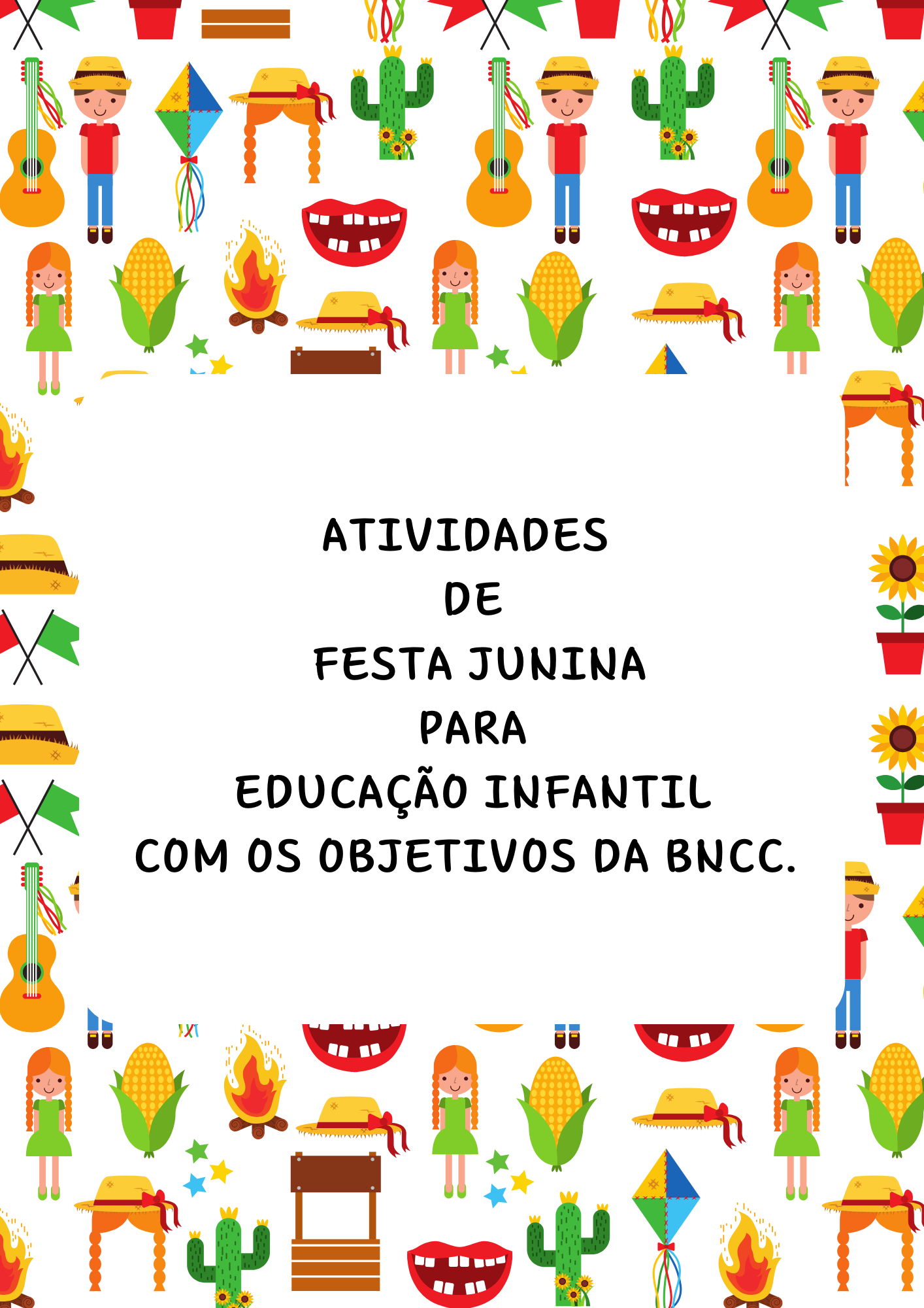 Atividades de Festa Junina Para Educação Infantil - Natália Maria ...