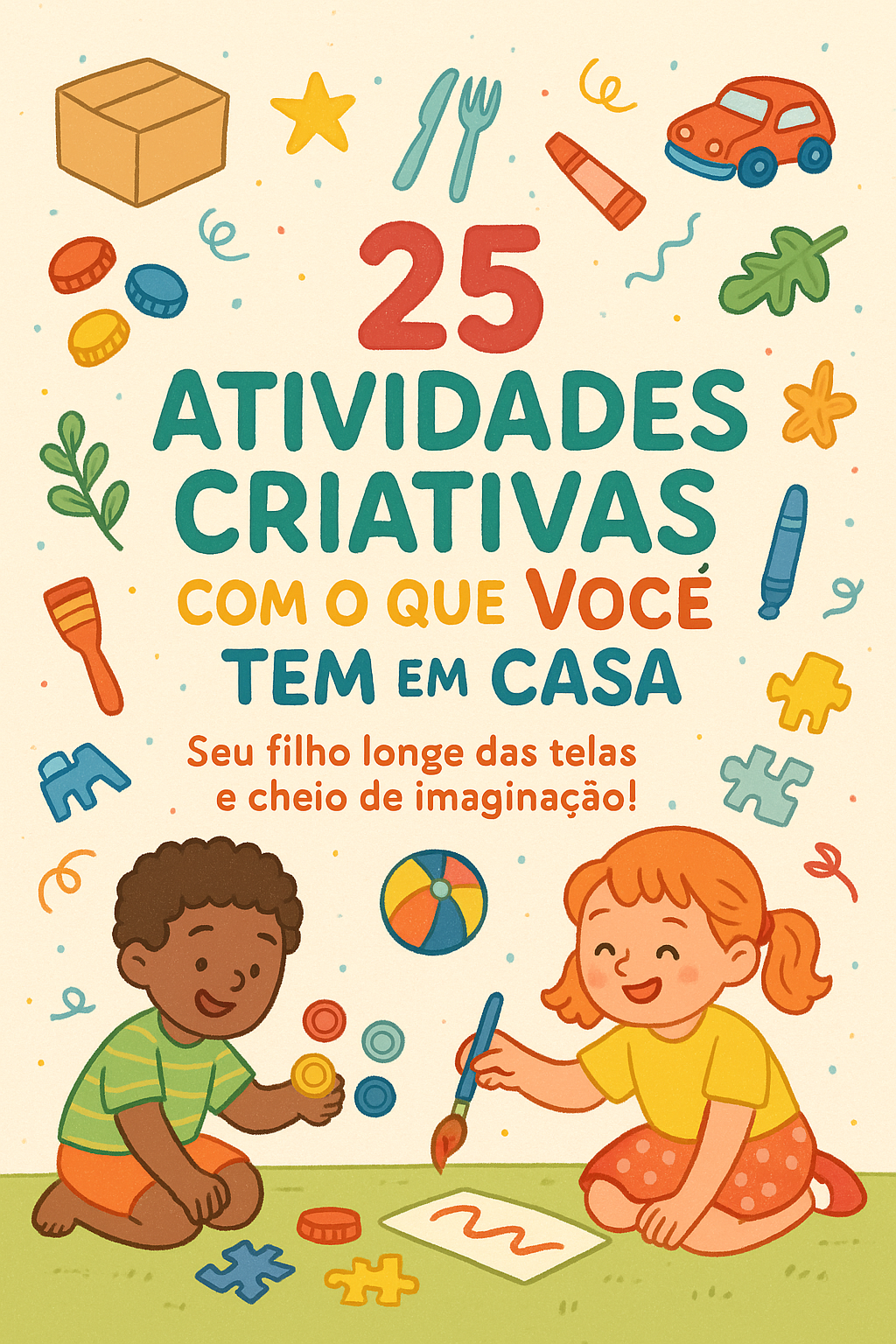25 Atividades Criativas com o que Você Tem em Casa. - Fernanda Oliv...