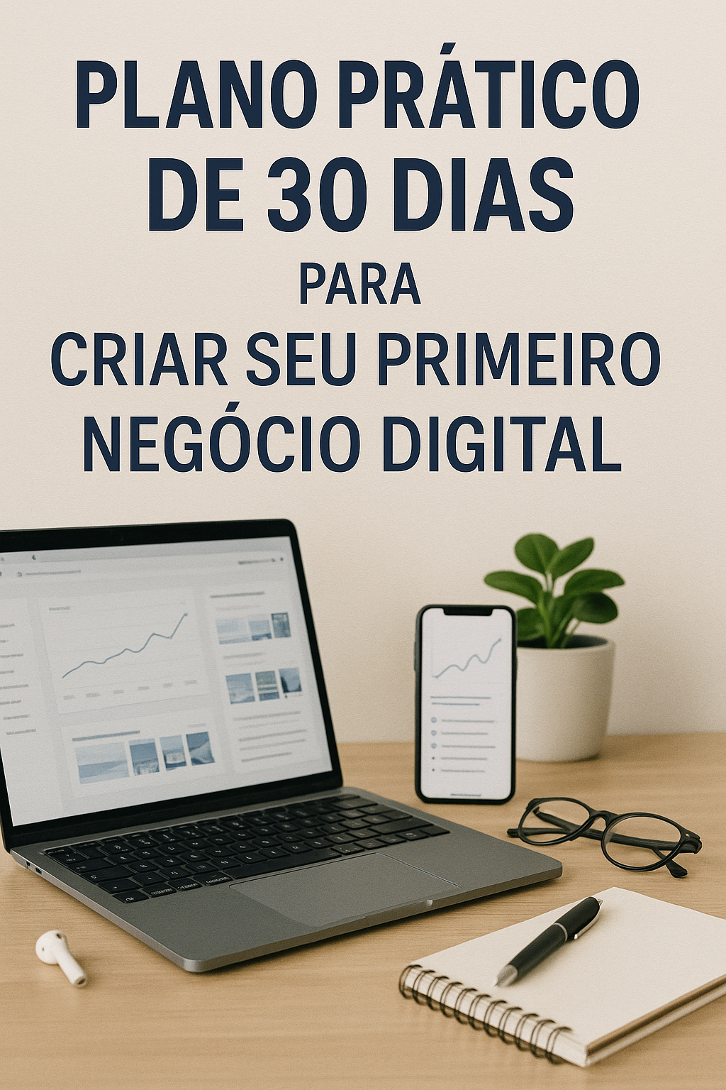 Plano Prático de 30 Dias para Criar Seu Primeiro Negócio Digital