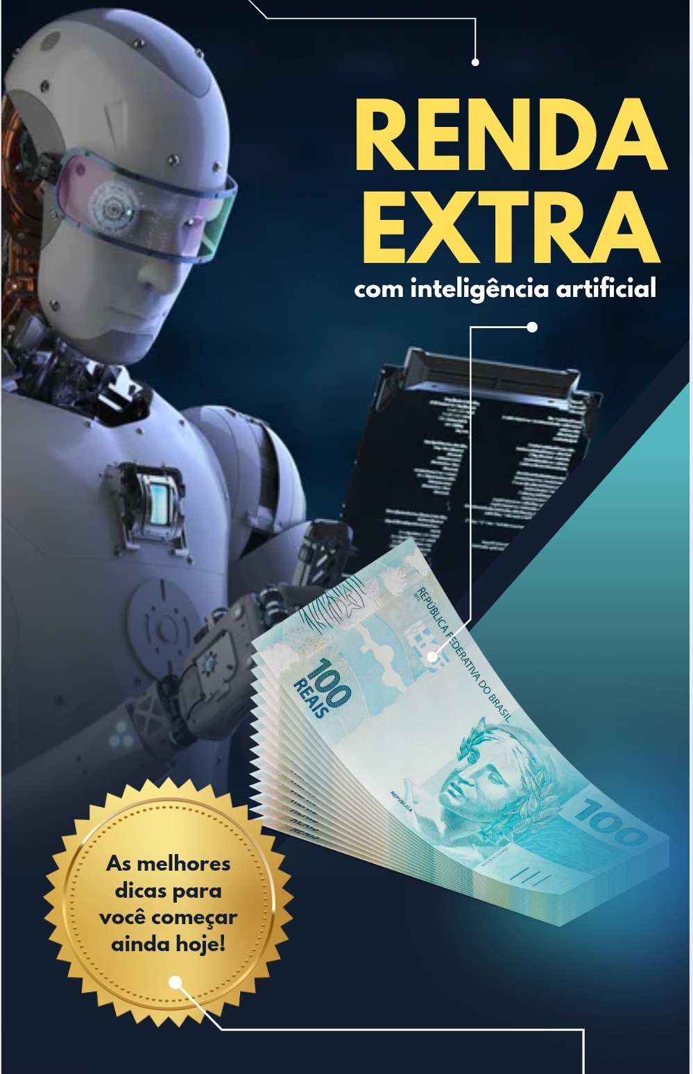 RENDA EXTRA COM INTELIGÊNCIA ARTIFICIAL, as melhores dicas para voc...