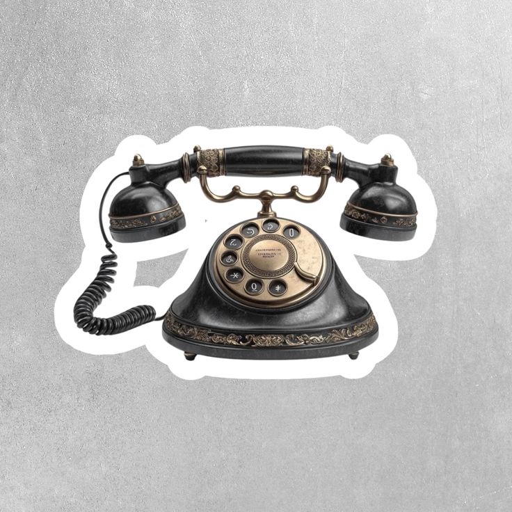 sticker telephone - colorytinta | Hotmart