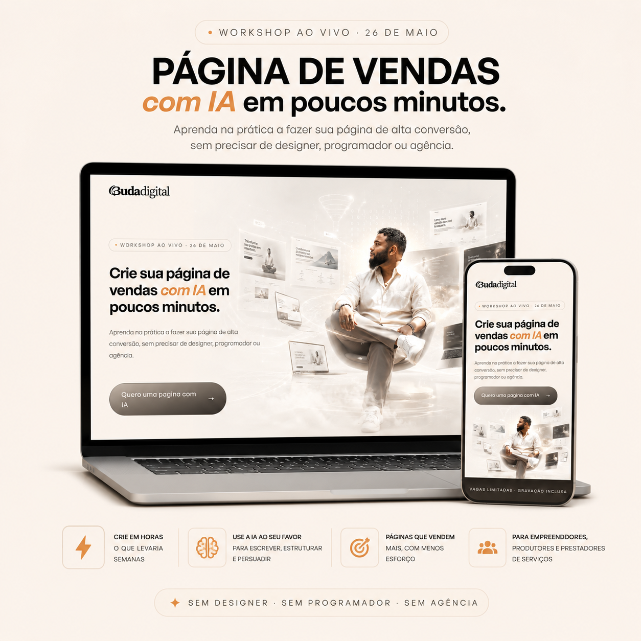 Workshop - Crie sua página de vendas com IA