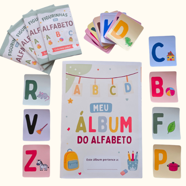 Álbum de figurinhas do Alfabeto ' - ariana maranho | Hotmart