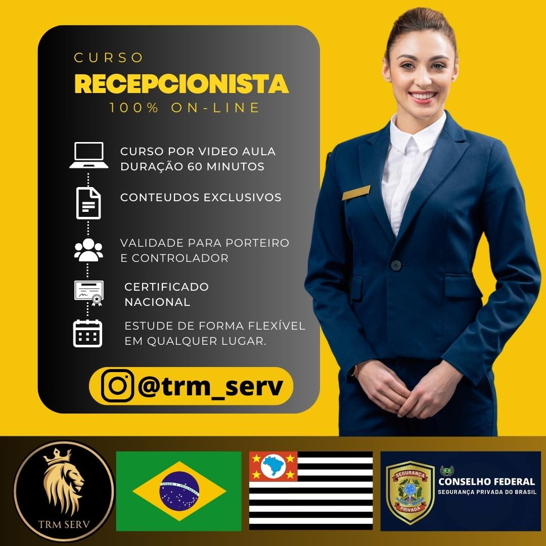 RECEPCIONISTA - TRM SERV | Hotmart