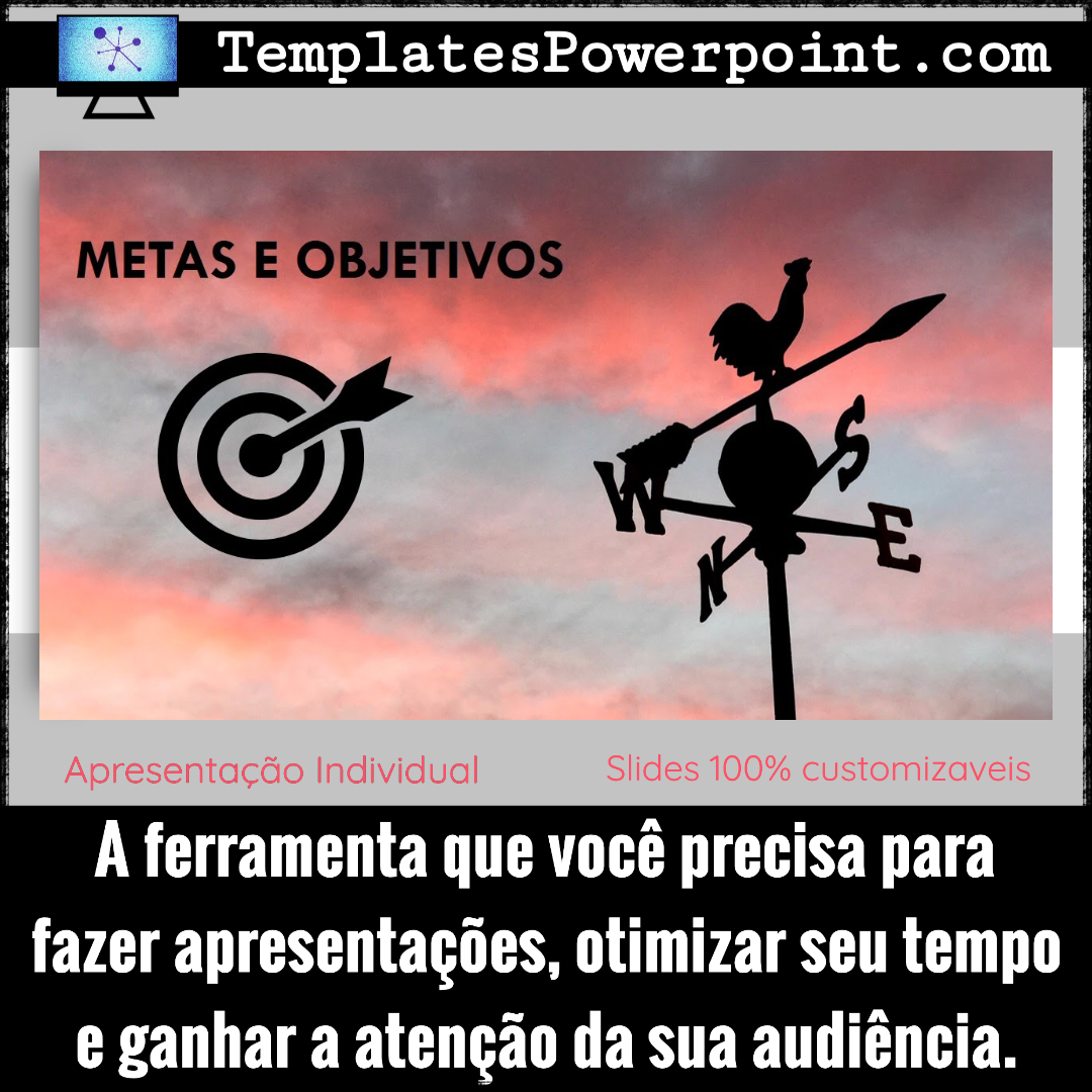 TempatesPowerpoint.com - Modelo Metas e Objetivos - Apresentações de ...