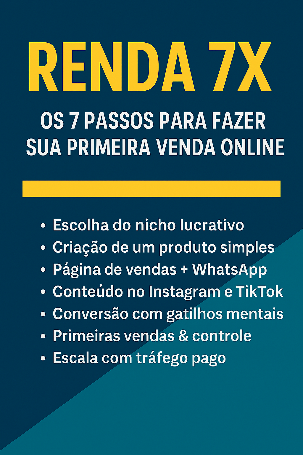 RENDA 7X – Os 7 Passos Para Sua Renda extra Online | Hotmart