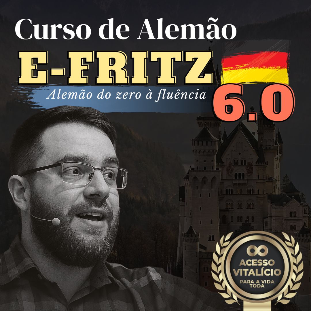 Curso de Alemão E-Fritz 6.0 + Todos os Cursos do Professor + Acesso...