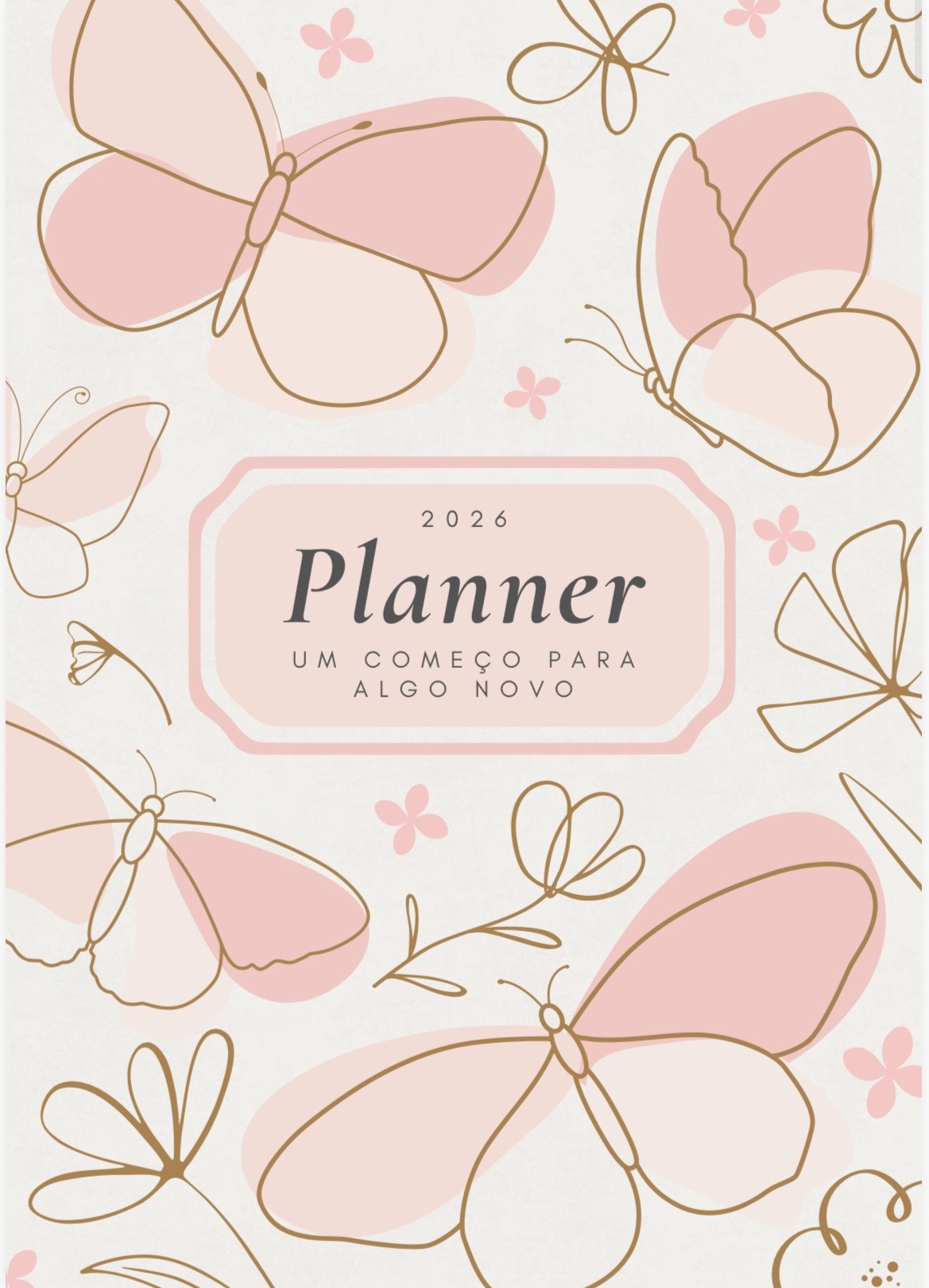 Planner 2026: Organize seu ano com estilo minimalista | Hotmart