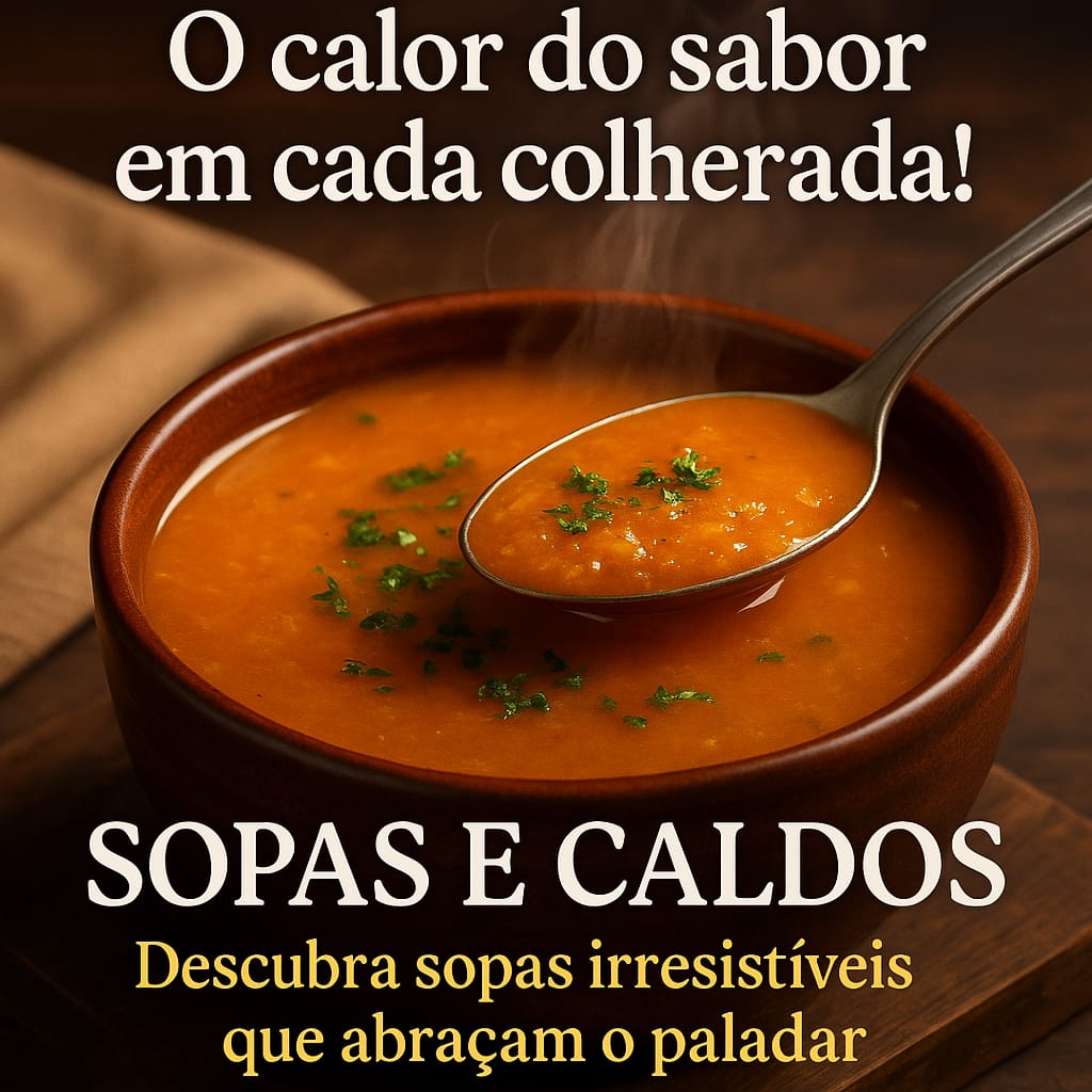 Sopas & Caldos que Aquecem a Alma – Do Conforto ao Sabor em Cada Colher