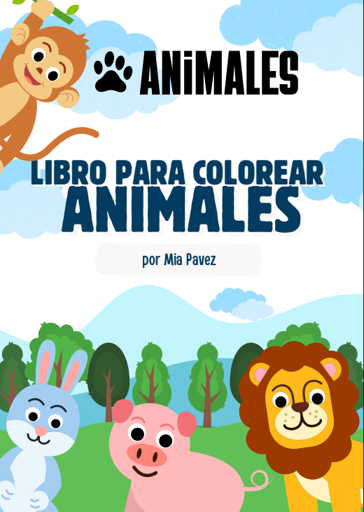 Explora el Reino Animal: Libro de Colorear para Pequeños Artistas