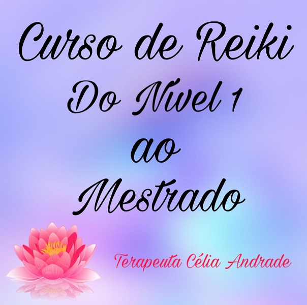 Imagem de capa para o Curso online Curso  de Reiki Nível 1 ao Mestrado