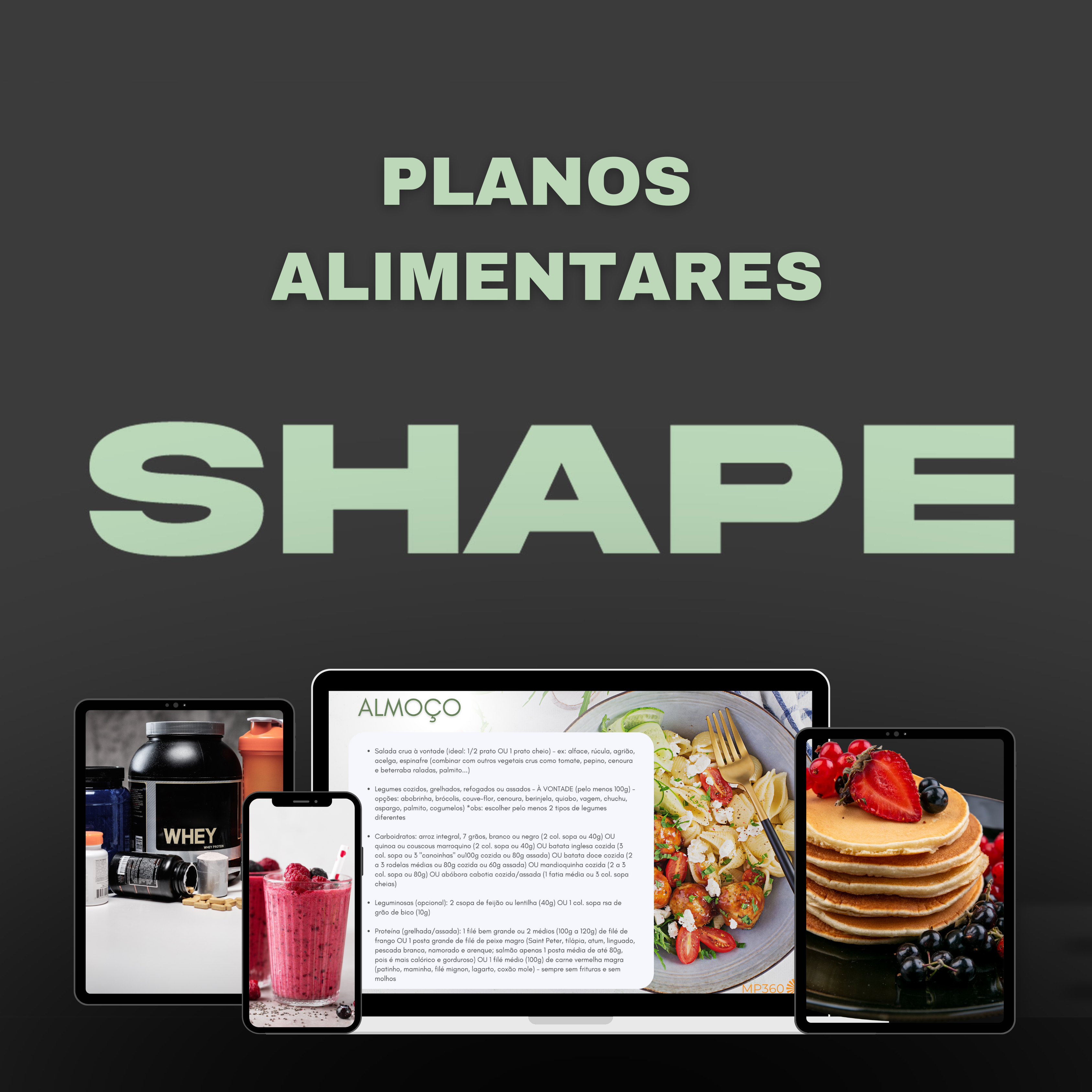 Planos Alimentares SHAPE - MARINA MP360 | Hotmart