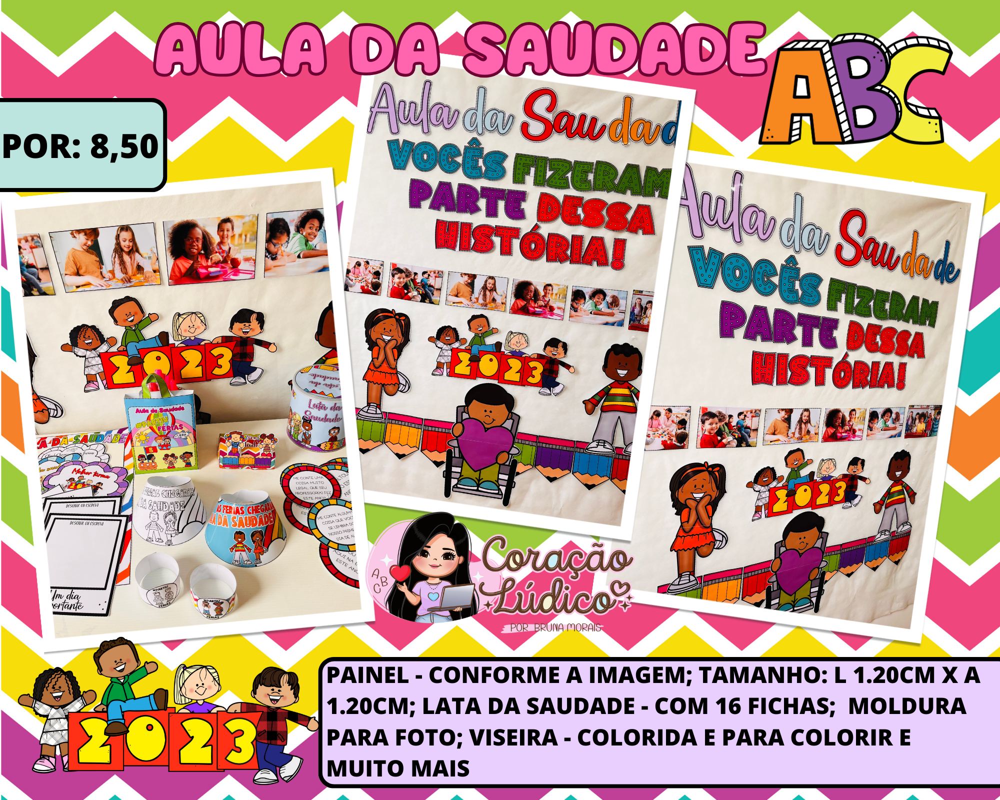 Imagem de capa para o Ebook 🎒Aula da Saudade❤