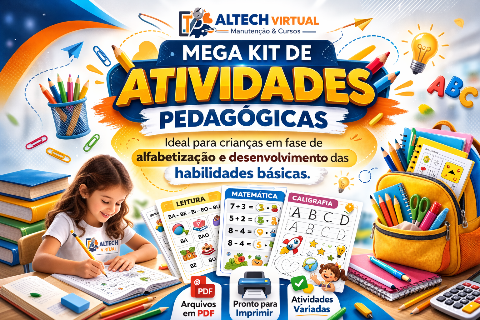 Mega Kit de Atividades Pedagógicas - Alex lima dias | Hotmart