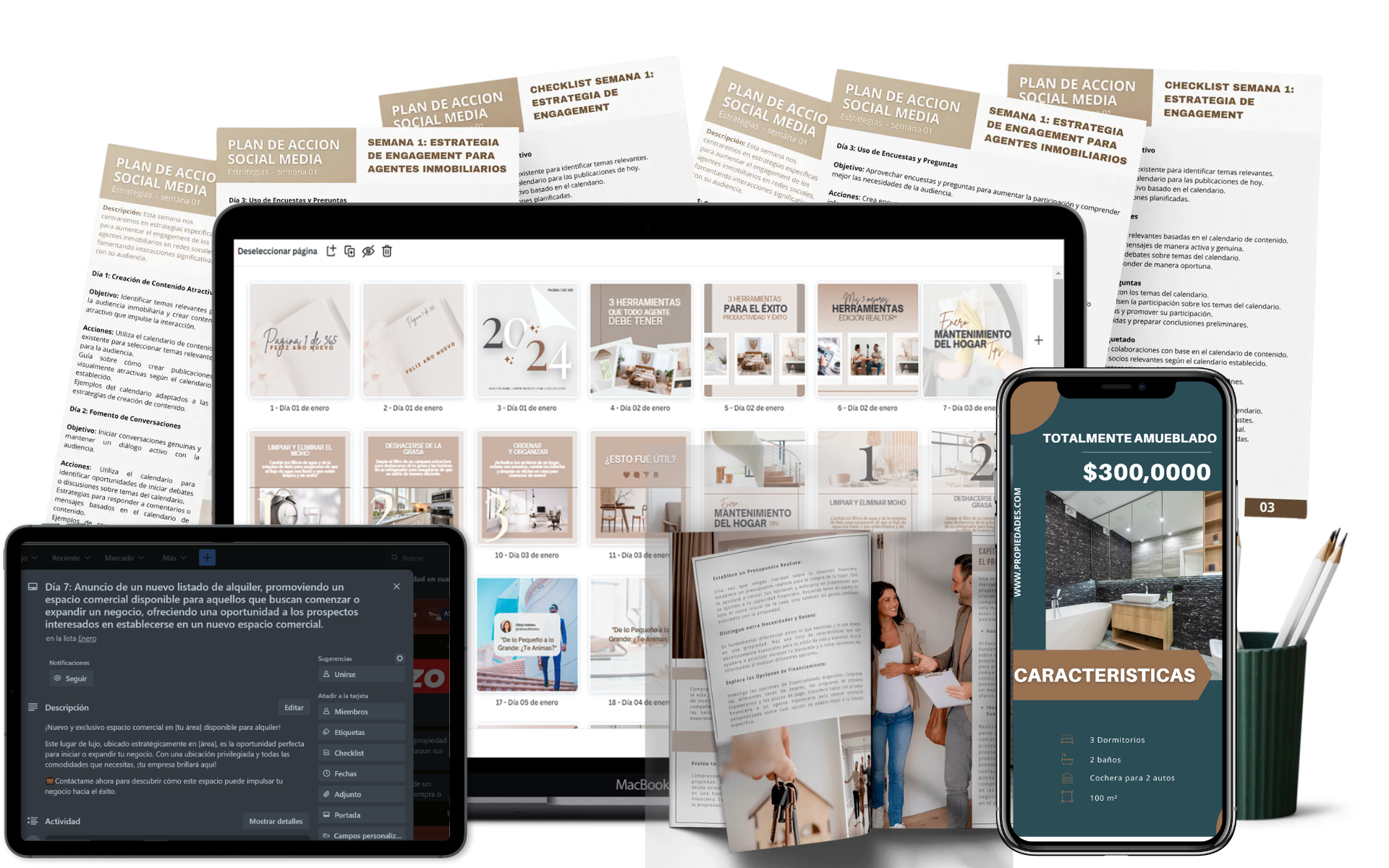 Social House Calendar 2024 Agencia 6funnels Hotmart