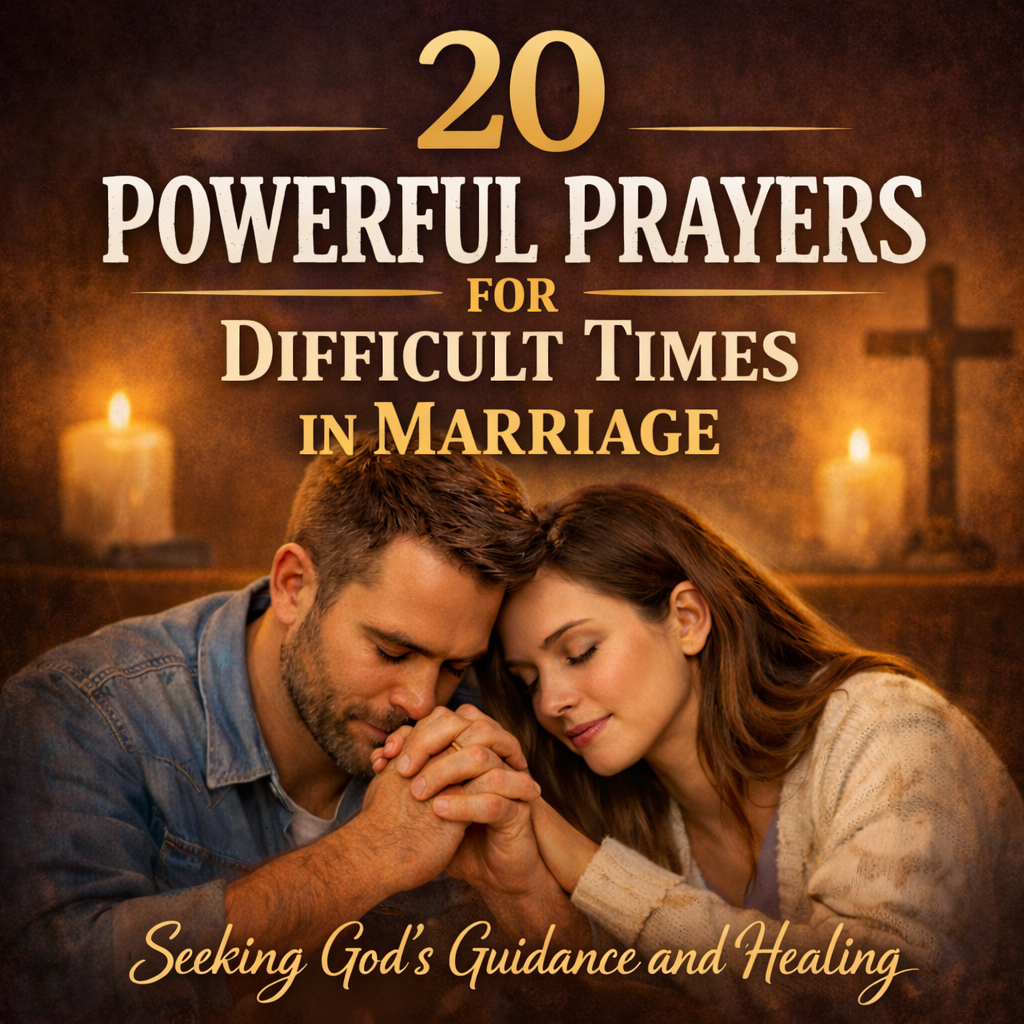 20 POWERFUL PRAYERS FOR DIFFICULT TIMES IN MARRIAGE - ADRIELLY | Ho...