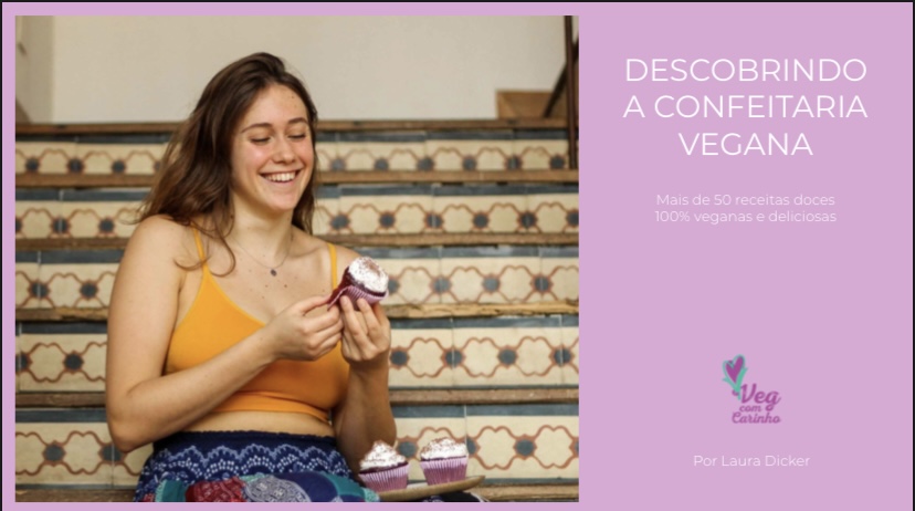 Imagem de capa para o Ebook E-BOOK Descobrindo a Confeitaria Vegana