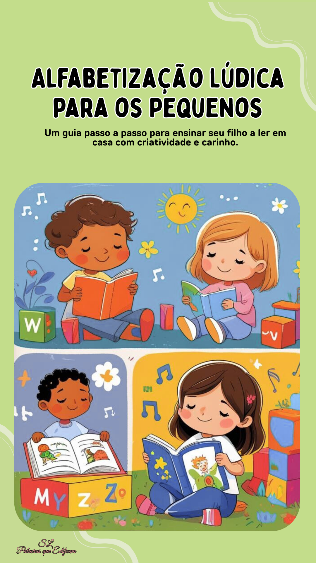 E-book - Alfabetização Lúdica para os Pequenos - Um guia passo a pa...