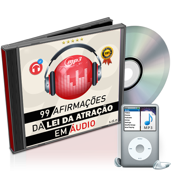 Imagem de capa para o Curso online 99 Afirmações da Lei da Atração EM Áudio