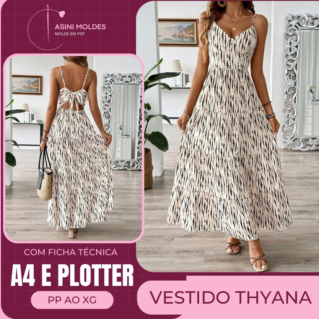 Imagem de capa para o Curso online VESTIDO THYANA - Molde em PDF