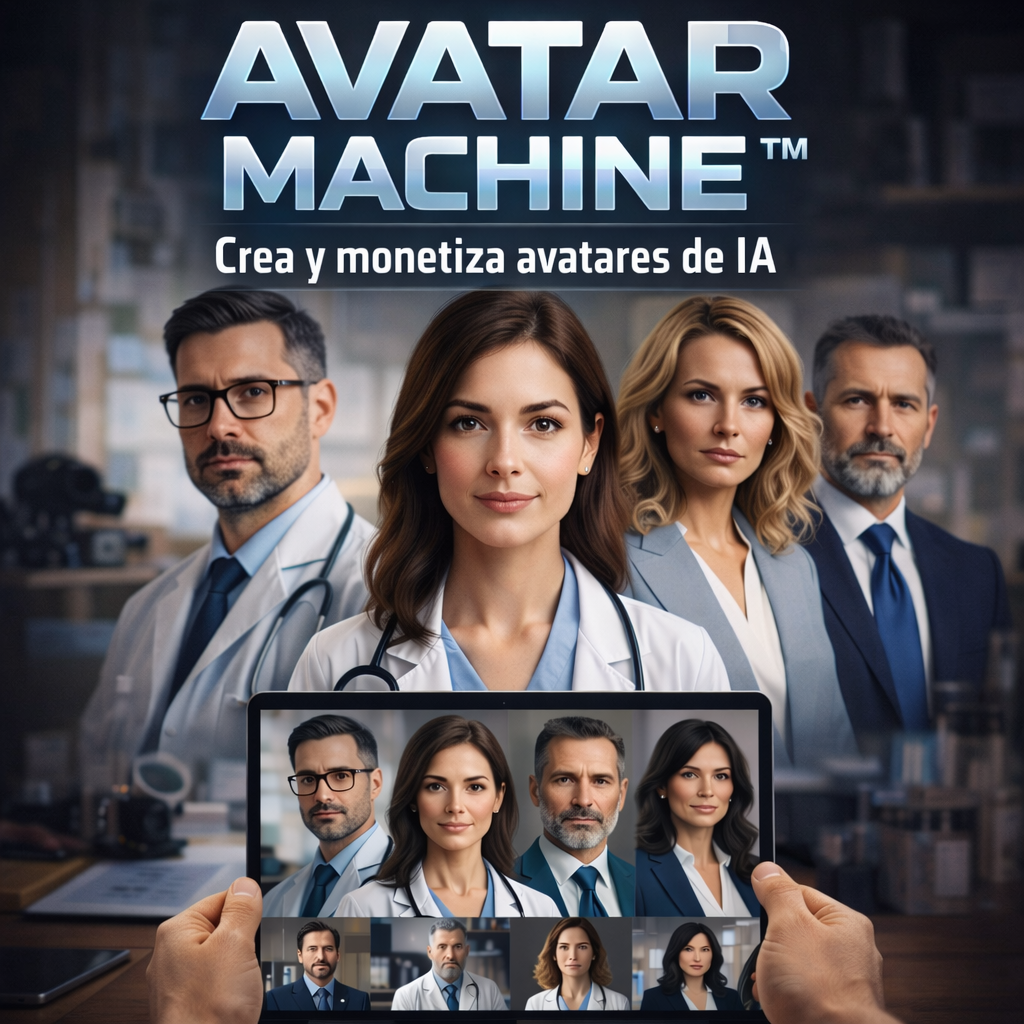 AVATAR MACHINE™ Crea y monetiza avatares de IA.