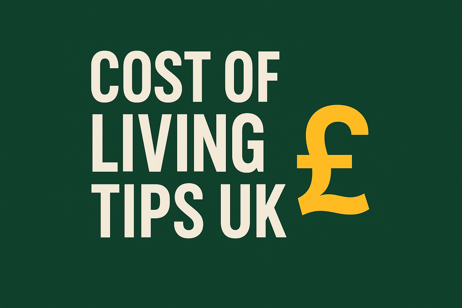 Cost of Living Tips UK — How to Survive the Cost of Living Crisis (ebook)